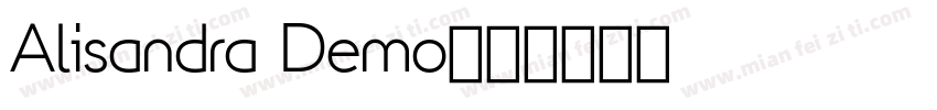 Alisandra Demo字体转换